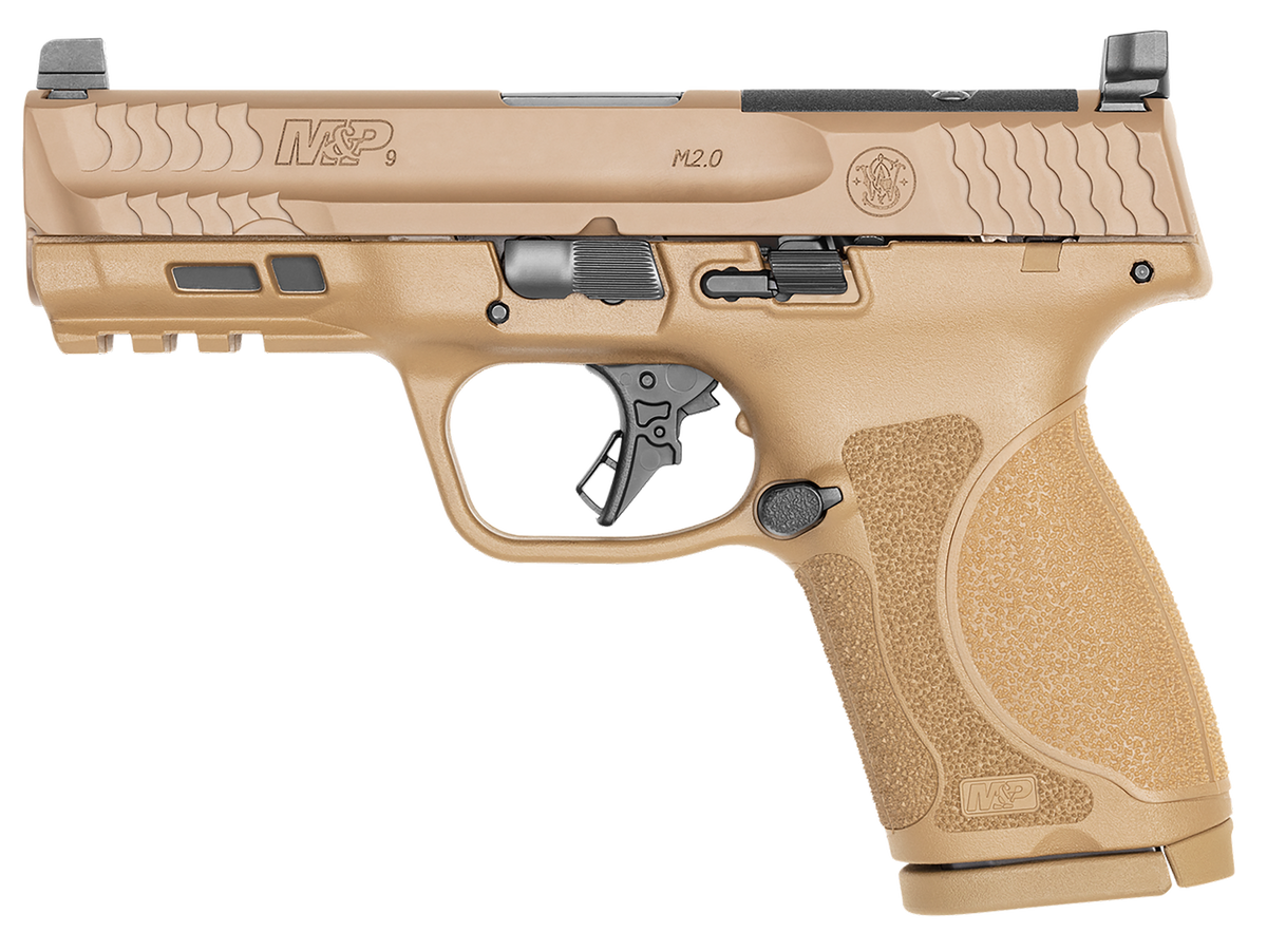 Smith & Wesson M&P9 M2.0 Compact 9mm Luger 4" 15+1 Optic-Ready Semi-Auto Pistol - FDE — view 2