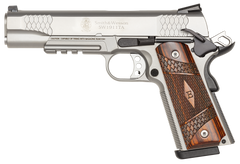 Smith & Wesson 1911 E-Series 45 ACP 5" 8+1 SAO Pistol - Matte Silver — view 2