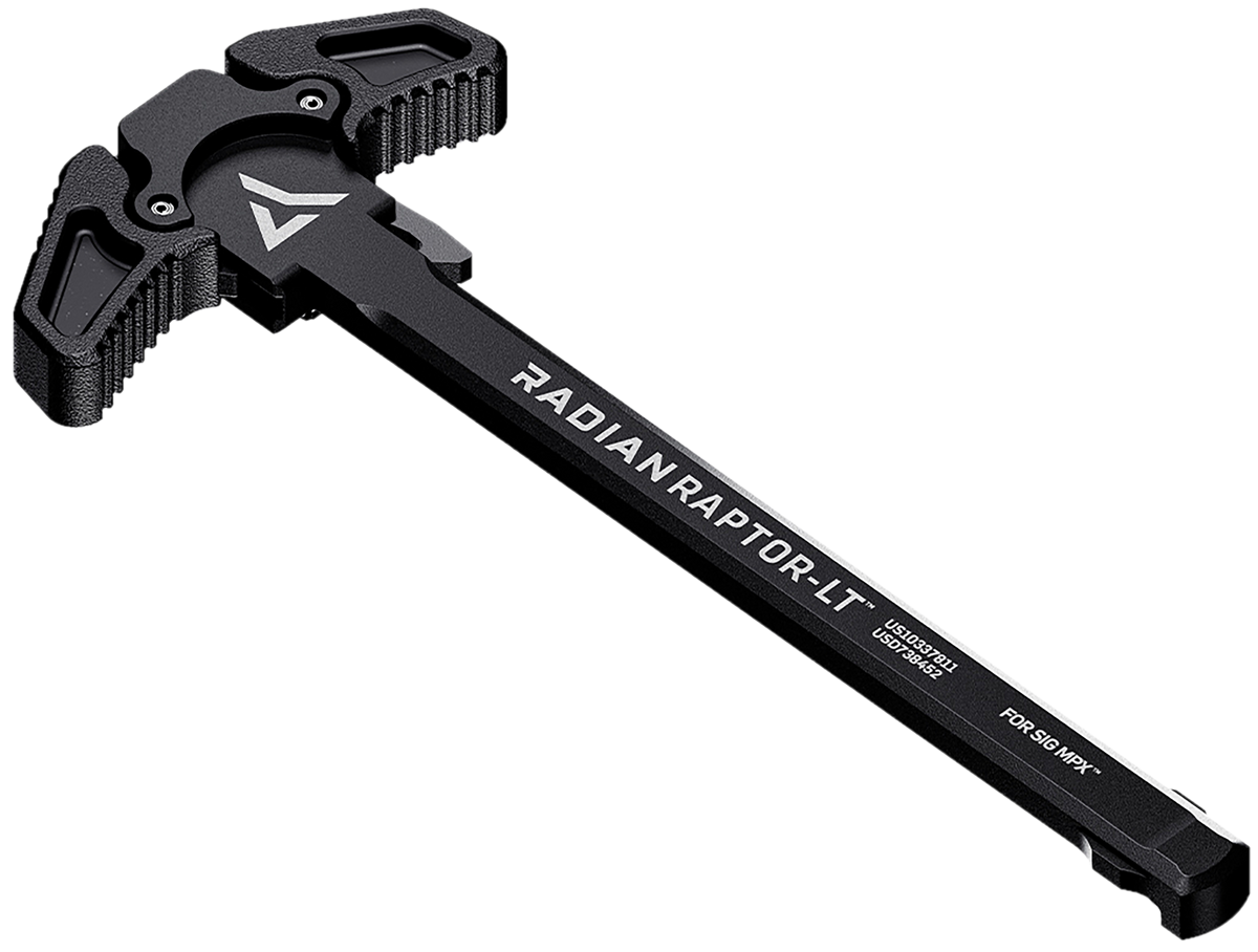 Radian Weapons Raptor-LT Ambidextrous Charging Handle - Black - Sig MPX — view 2