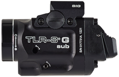 Streamlight TLR-8 Sub 500 Lumens w/Green Laser Fits Sig Sauer P365/P365XL - Black Anodized — view 2