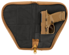 Bulldog BDT620T Deluxe Pistol Case 12" x 6" Tan Nylon - Padded — view 2