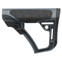 Daniel Defense OEM AR-15 Collapsible Buttstock 6-Position Glass Reinforced Polymer - Tornado Gray — view 2
