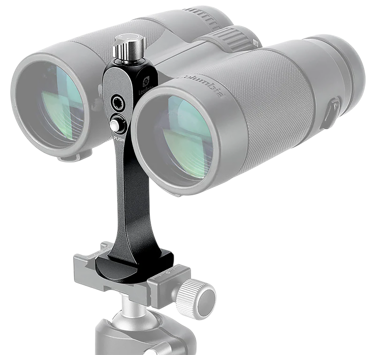 Leofoto BC-03 Binocular Adapter Dovetail Mount 1.26" Black — view 2