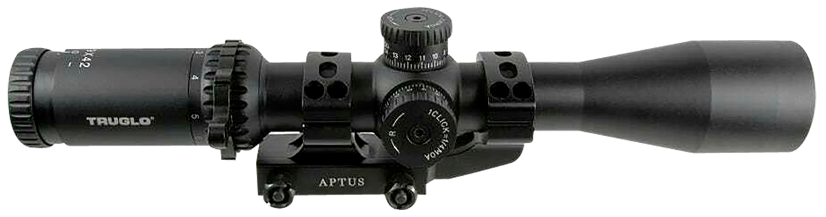 TruGlo Eminus 6-24x50mm 30mm Tube Dual Illuminated Green/Red TacPlex MOA Reticle Rifle Scope — view 2