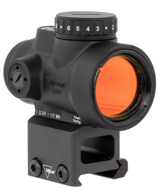 Trijicon MRO HD 1x25mm 2 MOA Red Dot / 68 MOA Circle Reflex Sight - Lower 1/3 Cowitness — view 2