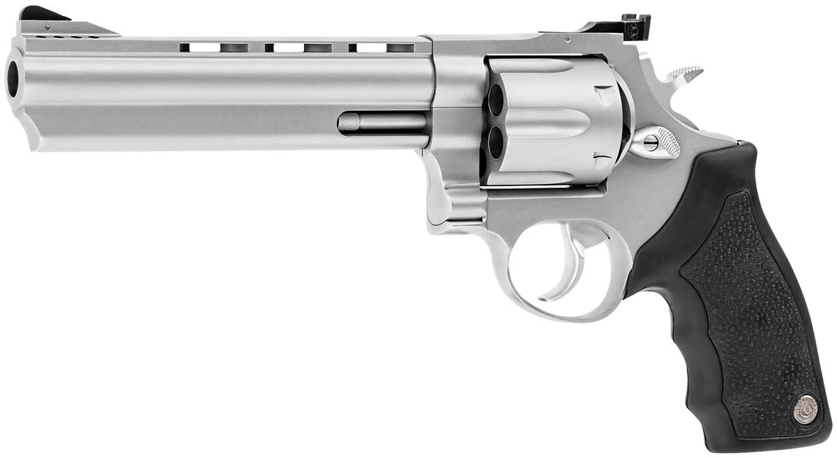 Taurus Model 44 44 Rem Mag 6.50" 6-Shot DA/SA Large Frame Revolver - Matte Stainless Ported Barrel — view 2