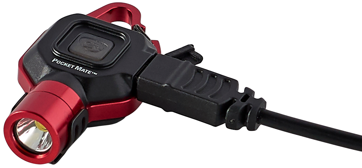 Streamlight Pocket Mate USB 45/325 Lumens White LED Rechargeable Flashlight - Red — view 2