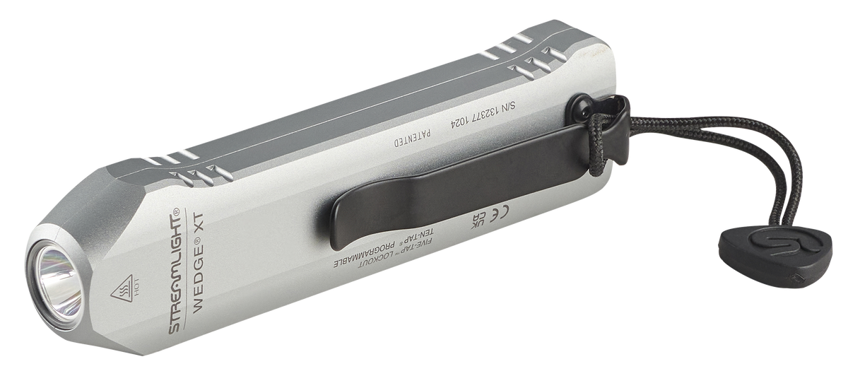 Streamlight Wedge XT 500 Lumens LED Rechargeable EDC Flashlight - Silver Aluminum — view 2