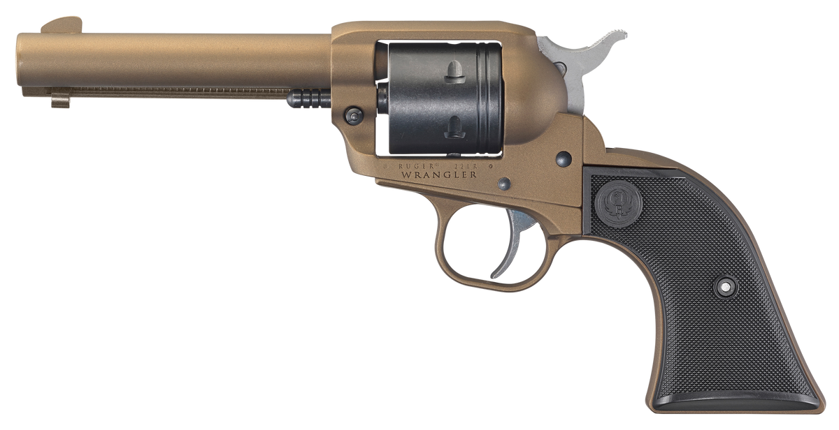 Ruger Wrangler 22 LR 4.62" 6-Shot SAO Revolver - Burnt Bronze — view 2