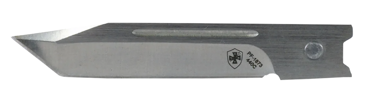 Templar Knife SFL232 Gen II Fallen Small 2.69" OTF Tanto Plain Powder Coated 440C SS Blade 4.31" Black w/Skull Aluminum Handle Glass Breaker — view 2