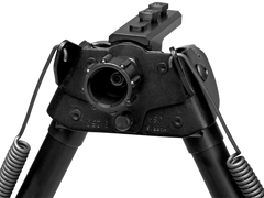Harris S-LM-LOK Swivel Bipod M-LOK 9-13" Rubber Feet - Black Steel/Aluminum — view 2
