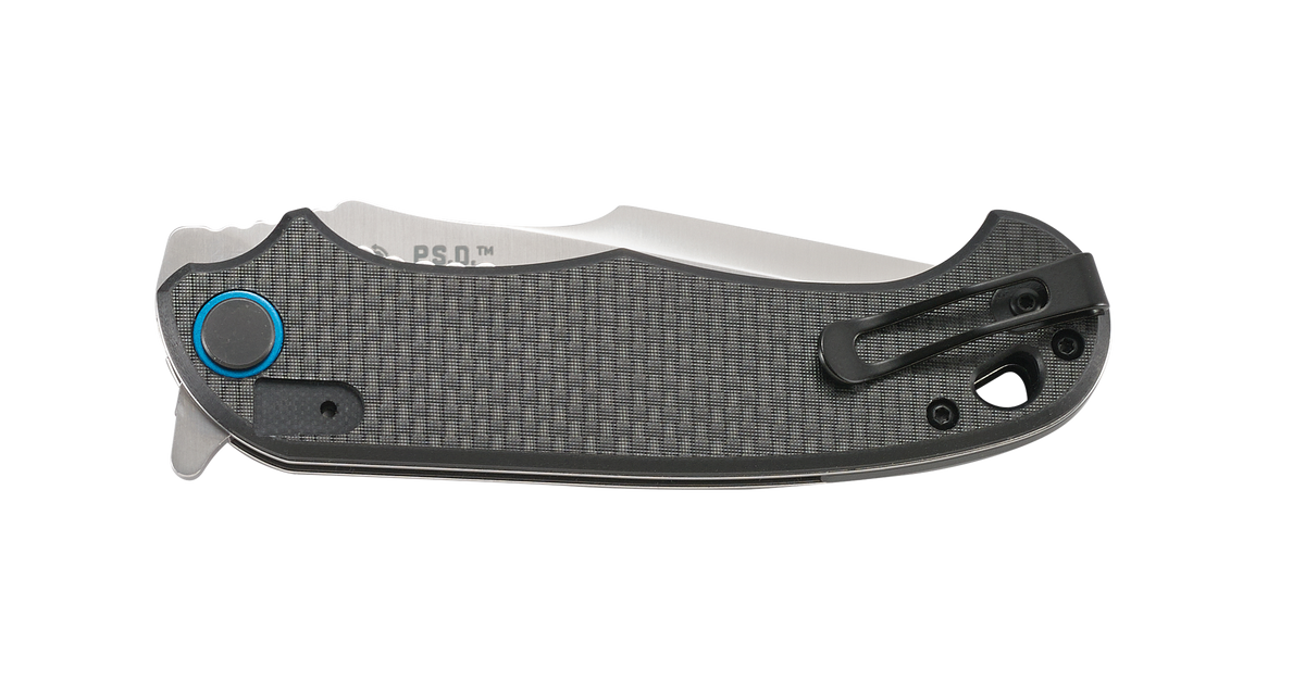 Columbia River P.S.D. 3.63" Folding Plain Satin 4116 SS Carbon Fiber/G10 Knife — view 2