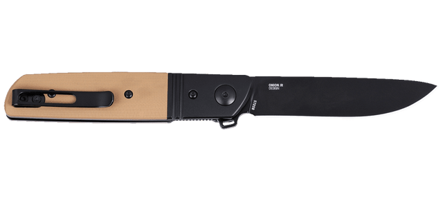 Columbia River Bamboozled 3.32" Folding Assisted D2 Coated Brown Handle — view 2