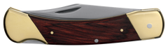 Uncle Henry Bear Paw 3.70" Lockback Folding Plain Edge Stainless Steel Knife w/ Leather Sheath — view 2