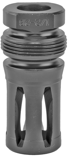 Dead Air Xeno A1 Flash Hider 1/2x28 2.16" Black Nitride 4140 Steel — view 2