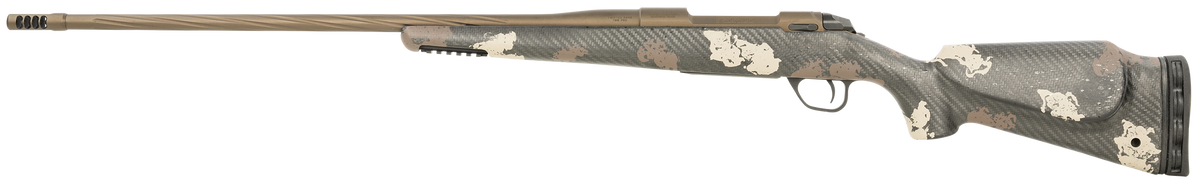 Fierce Firearms Twisted Rage 7mm Rem 24" 3+1 Bolt-Action Rifle - Midnight Bronze Cerakote / Trophy Camo — view 2