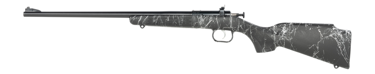 Crickett KSA2344 My First Rifle Gen2 22 LR 16.13" 1-Rd Bolt Action Rifle - Black w/White Webbing Stock — view 2