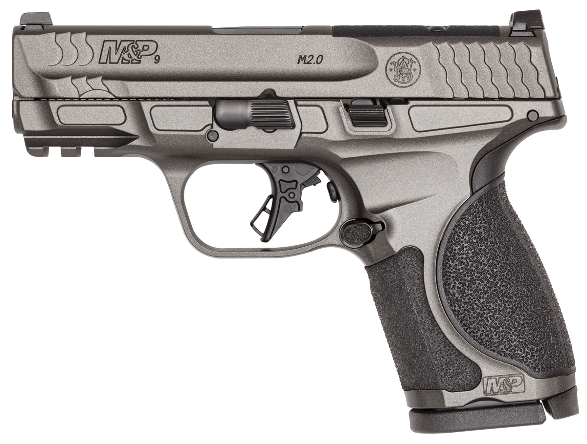 Smith & Wesson M&P9 M2.0 Metal Compact 9mm Luger 3.6" 15+1 Pistol - Tungsten Gray Cerakote — view 2