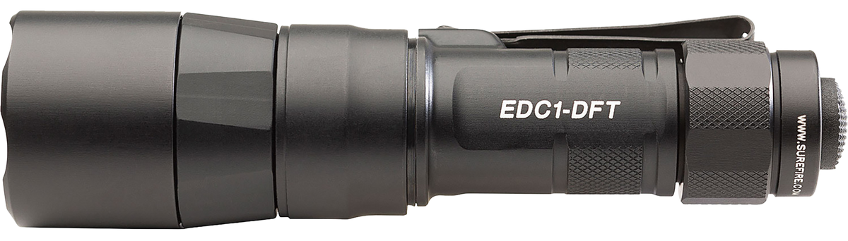 Surefire EDC1-DFT Everyday Carry Series 650 Lumen Dual-Fuel LED Flashlight - Black Anodized — view 2