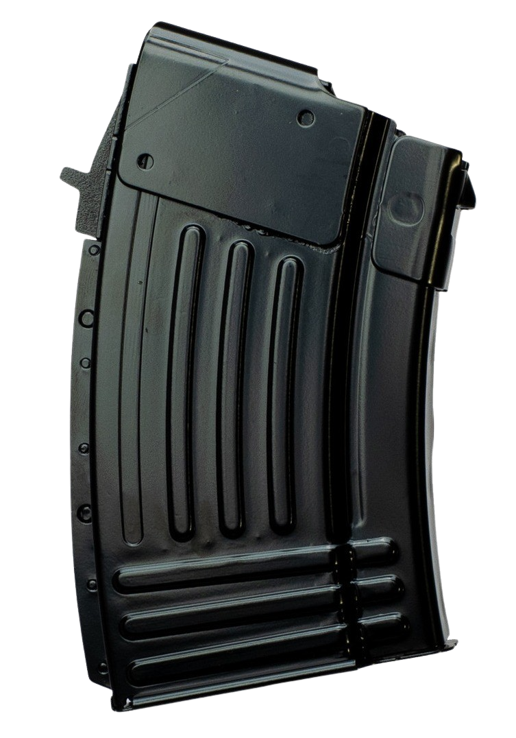 Global Ordnance AK-47 7.62x39mm 10rd Fully Ribbed Black Steel Magazine — view 2