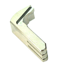 Cross Armory CRGMCSV Extended Magazine Catch Glock Gen 1-3 / P80 Silver Anodized Aluminum — view 2