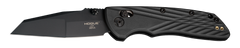 Hogue Deka 3.25" Folding Wharncliffe Plain CPM MagnaCut Black Cerakote Black GRN Handle — view 2