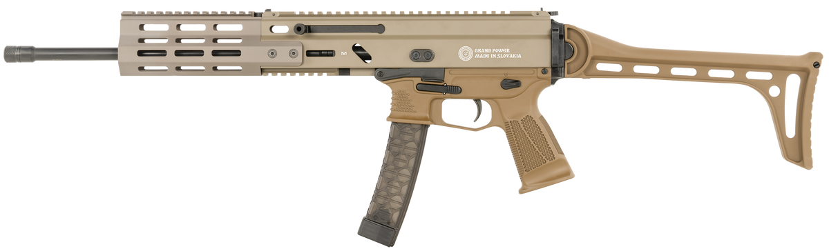 Grand Power Stribog SP9A1 9mm Luger 16" 30+1 Semi-Auto Rifle - Flat Dark Earth — view 2