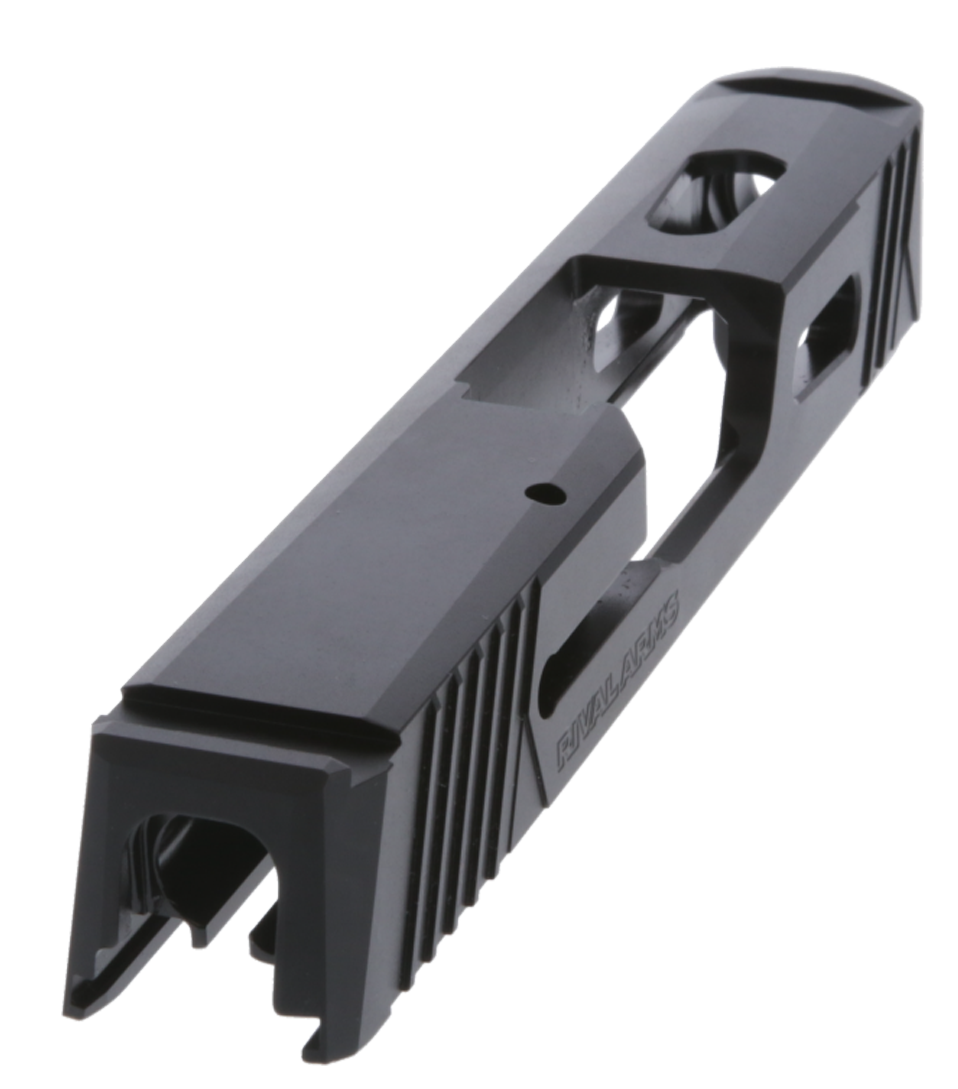 Rival Arms Optic Ready Slide A1 Sig P365 Black QPQ 416R Stainless Steel — view 2