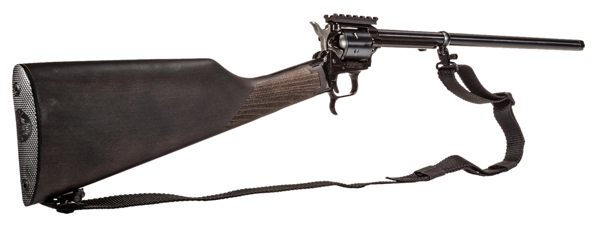 Heritage Mfg Rough Rider Tactical Rancher 22 LR 16.12" 6-Shot SAO Rifle - Walnut Stock — view 2