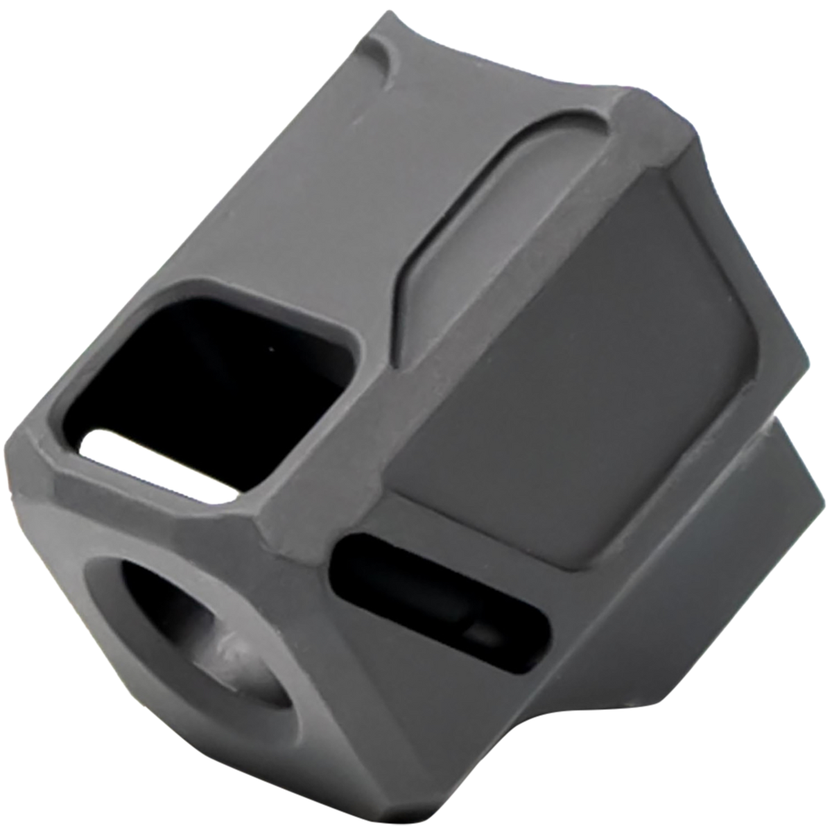 Faxon Firearms EXOS-533 Pistol Compensator 1/2"x28 Black Nitride for Glock 43X/48 — view 2