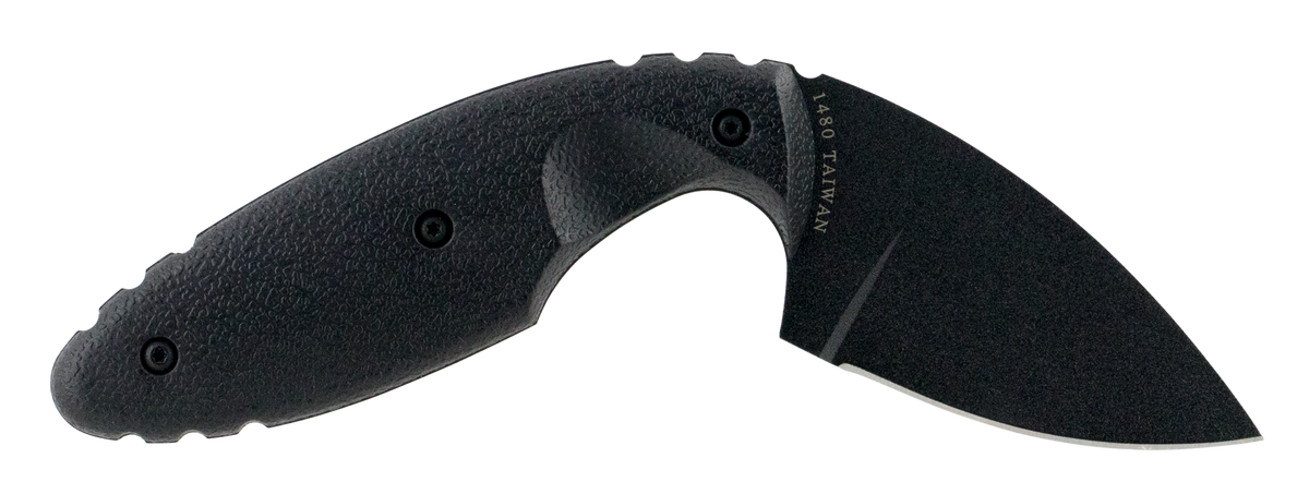 Ka-Bar 1480 TDI Law Enforcement 2.31" Fixed Blade Drop Point Plain AUS-8A Black Zytel — view 2