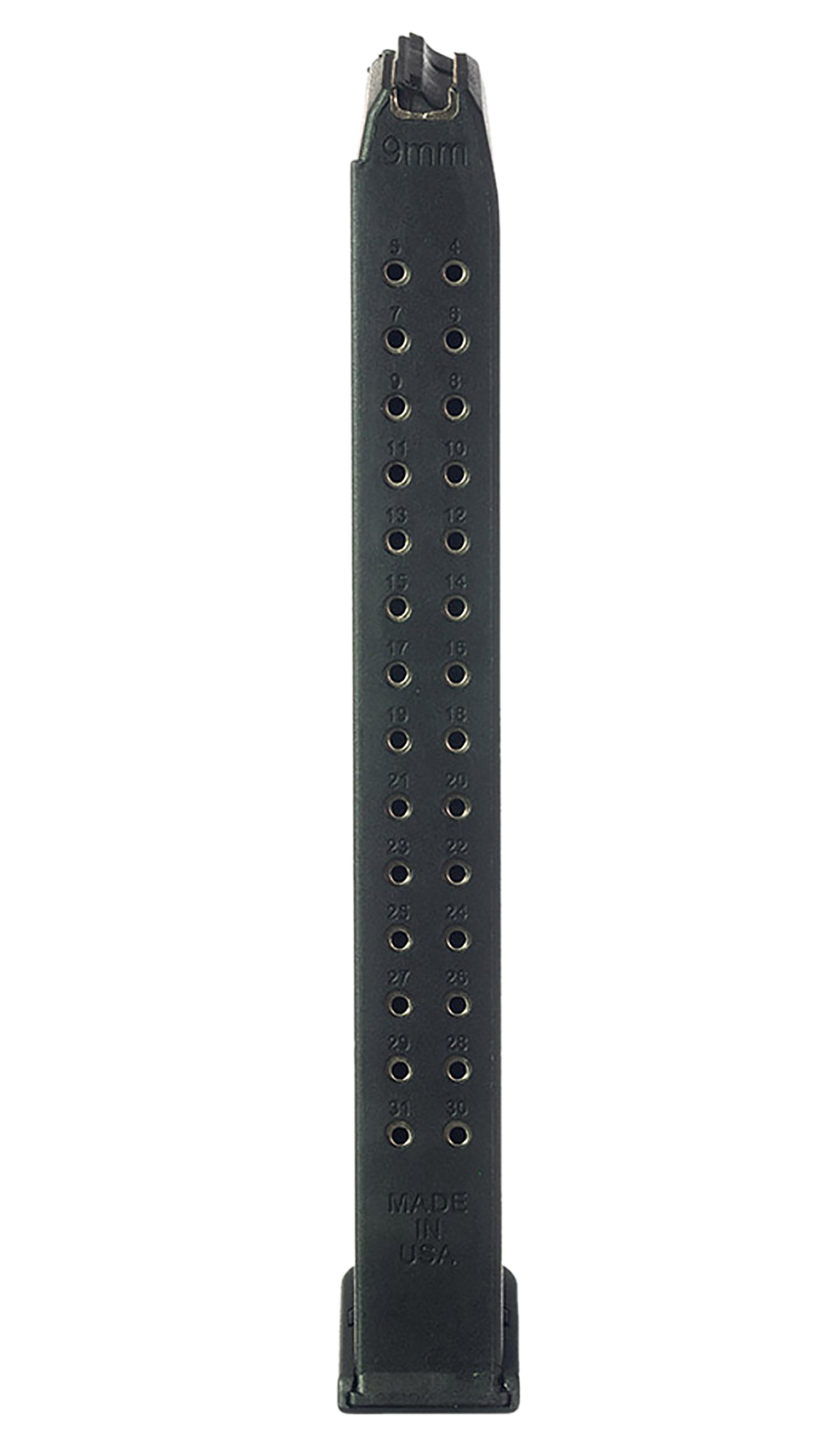 ProMag Glock 17/19/26 32rd 9mm Luger Polymer Magazine - Black — view 2