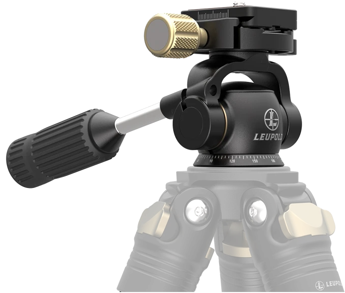 Leupold Tripod Pan Head Black 6061-T6 Aluminum 3/8" Thread Port/Arca-Swiss — view 2