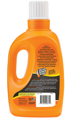 Dead Down Wind Laundry Detergent Odor Eliminator 20 oz Jug - Unscented — view 2