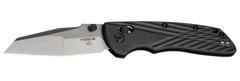 Hogue Deka 3.25" Folding Modified Wharncliffe Plain Edge CPM MagnaCut - Black GRN Handle — view 2