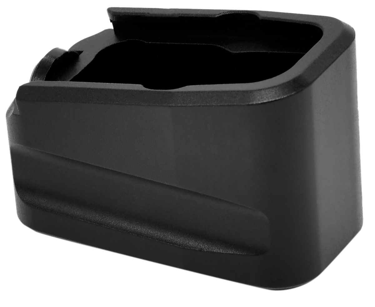Warne MEG43X2BLK Magazine Extension 9mm Luger +2 Rds for Glock 43X/48 - Black — view 2