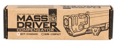 Strike Industries Mass Driver Compensator 9mm Luger 1.41" Black Aluminum for Glock 17 Gen4 — view 2