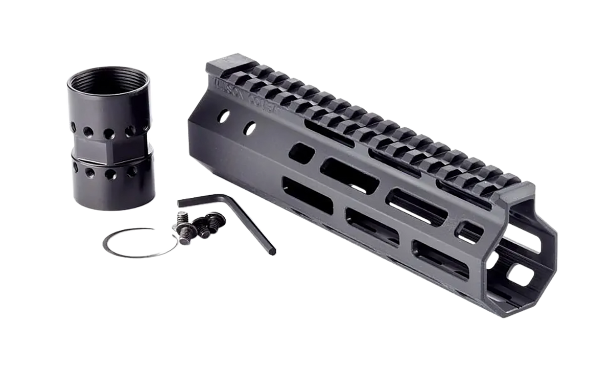 Wilson Combat AR-15 M-LOK 7.3" Aluminum Free-Float Handguard - Black — view 2