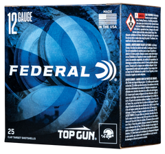 Federal TG128 Top Gun  12Gauge 2.75" 1 1/8oz 8Shot 25 Per Box/10 Case — view 2