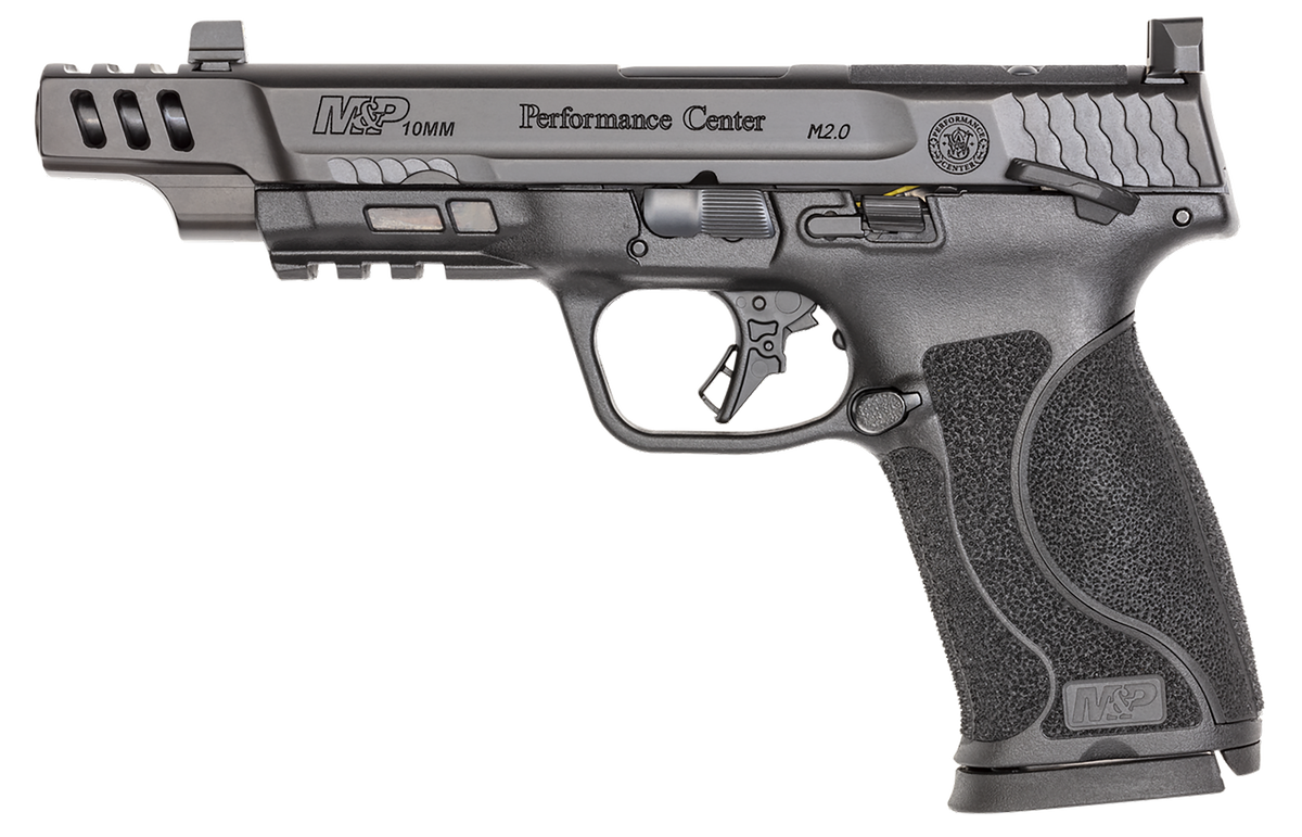 Smith & Wesson M&P PC M2.0 10mm Auto 5.6" 15+1 Striker-Fired Pistol - Black Armornite Ported/Optic Cut — view 2