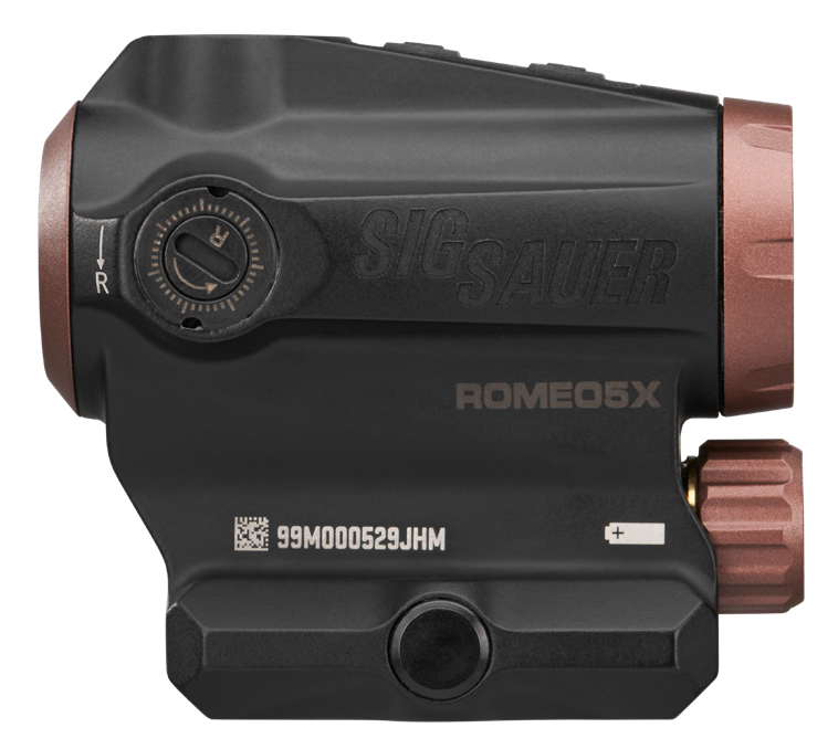 Sig Sauer Electro-Optics ROMEO5X Gen II 1x20mm 2 MOA Red Dot Sight - Black / Rose Gold — view 2