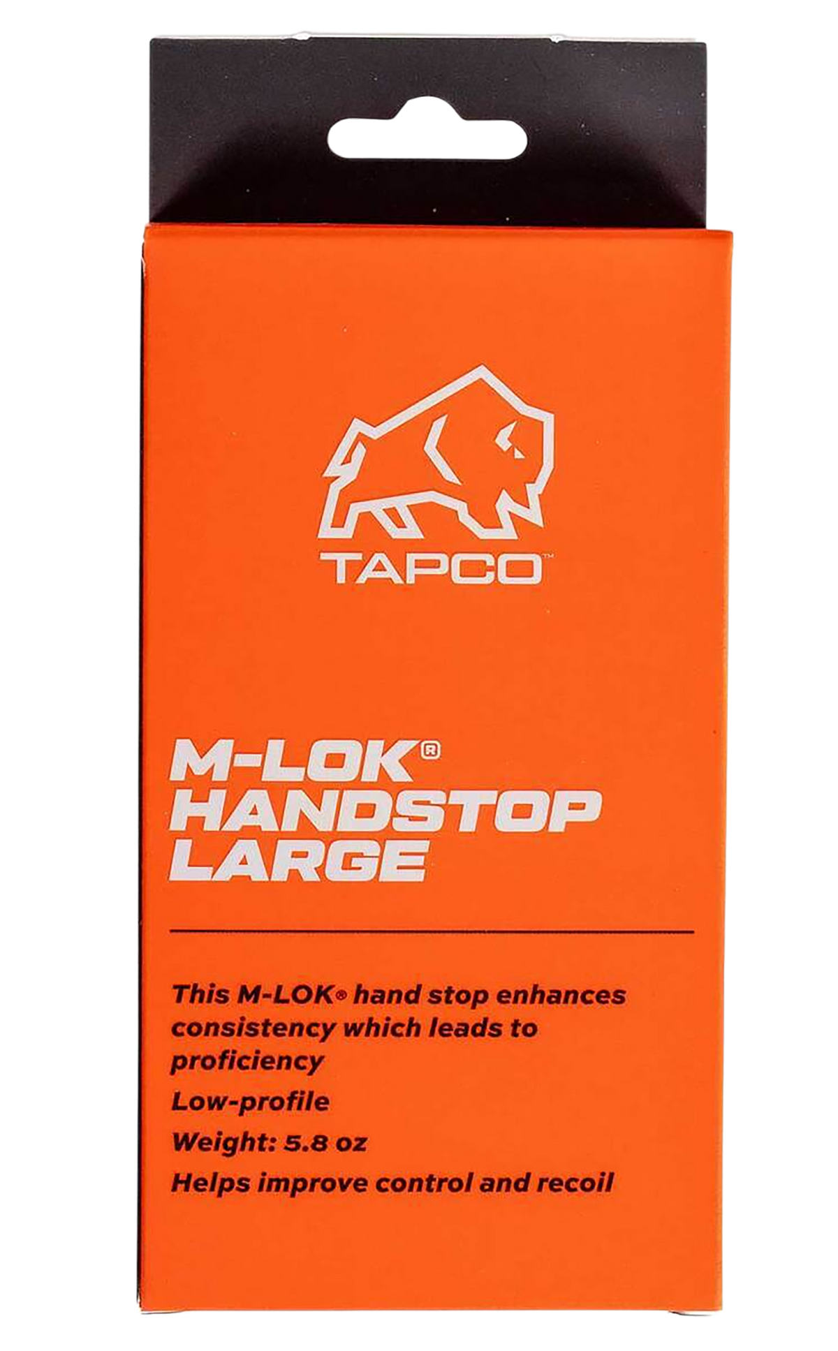 Tapco TAP22096 Hand Stop Large Black Aluminum — view 2