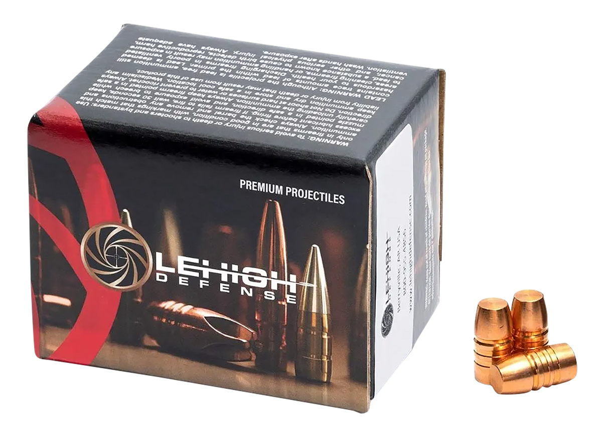 Lehigh Defense Wide Flat Nose 454 Casull/45 Colt/460 S&W Mag .452 300gr Lead-Free Solid Copper Bullets - 50/Box — view 2