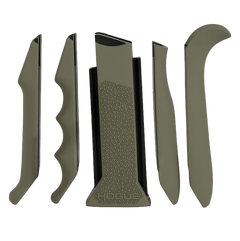 Hogue 13041 Modular OverMolded Pistol Grip OD Green Rubber Finger Grooves for AR-15/M16 — view 2