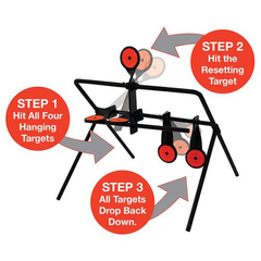 Birchwood Casey World of Targets Gallery 1.75" Airgun Resetting Steel Target — view 2