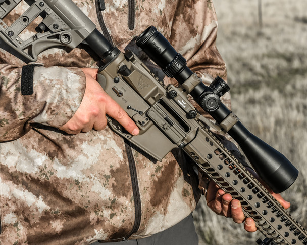 Warne XSKEL30DE X-SKEL Scope Mount/Ring Combo 30mm Ultra High - Flat Dark Earth Cerakote — view 2