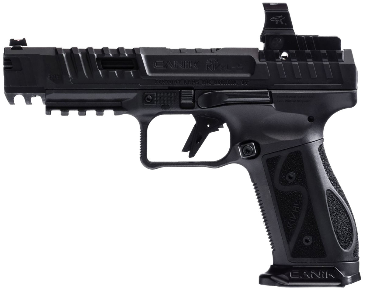 Canik SFx Rival-S 9mm Luger 5" 18+1 Semi-Auto Pistol - Dark Side - MeCanik MO2 Red Dot — view 2