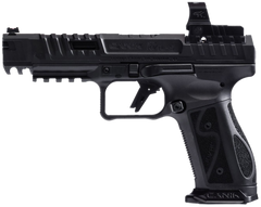 Canik SFx Rival-S 9mm Luger 5" 18+1 Semi-Auto Pistol - Dark Side - MeCanik MO2 Red Dot — view 2