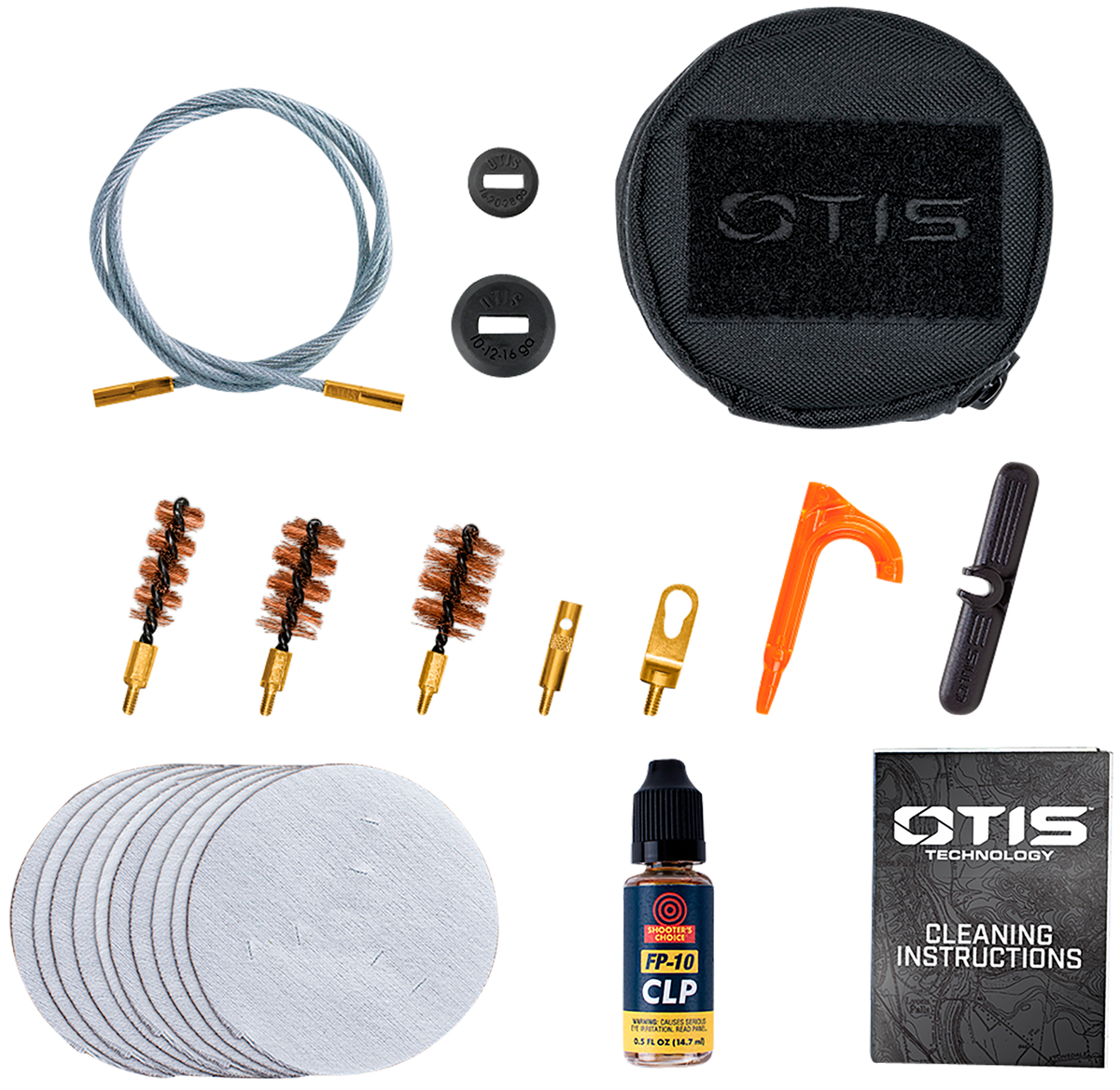 Otis FG410 Shotgun Cleaning Kit Multi-Gauge 10/12/20/.410 Ga Soft Pack — view 2