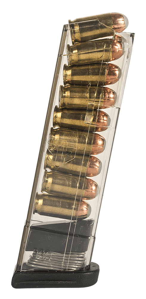 ETS Group GLK429 380 ACP 9rd Extended Magazine - Fits Glock 42 - Clear Polymer — view 2